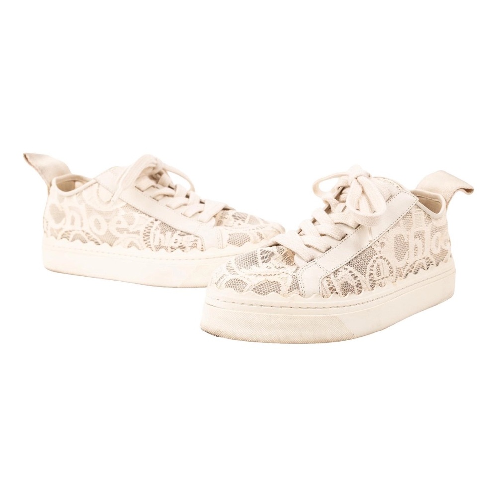 Chloe lauren Cream Sneakers